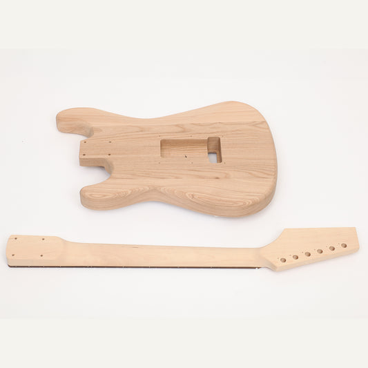Stratocaster One DIY Guitar Kit Body and Neck Back