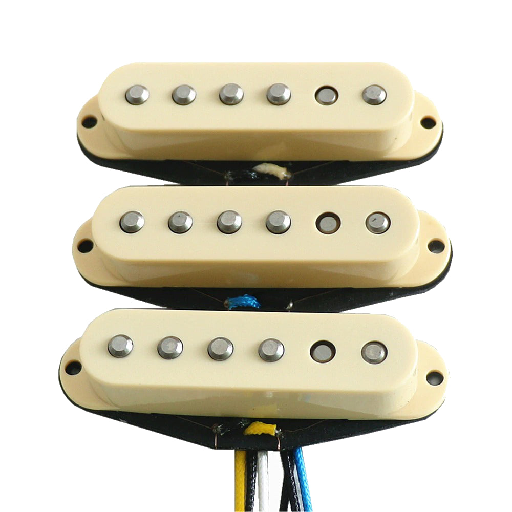 High Output 60's Style Alnico V Single Coil Pickups Cream