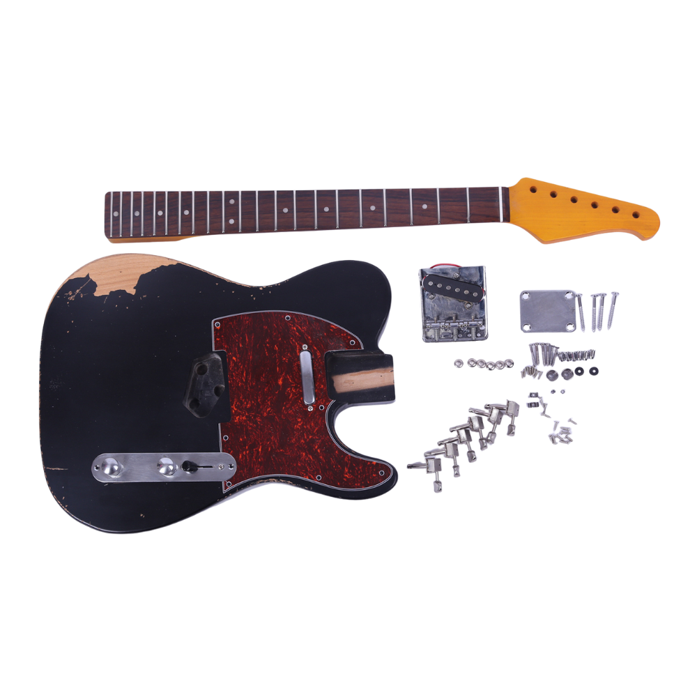 Relic TL Style Black Guitar Kit