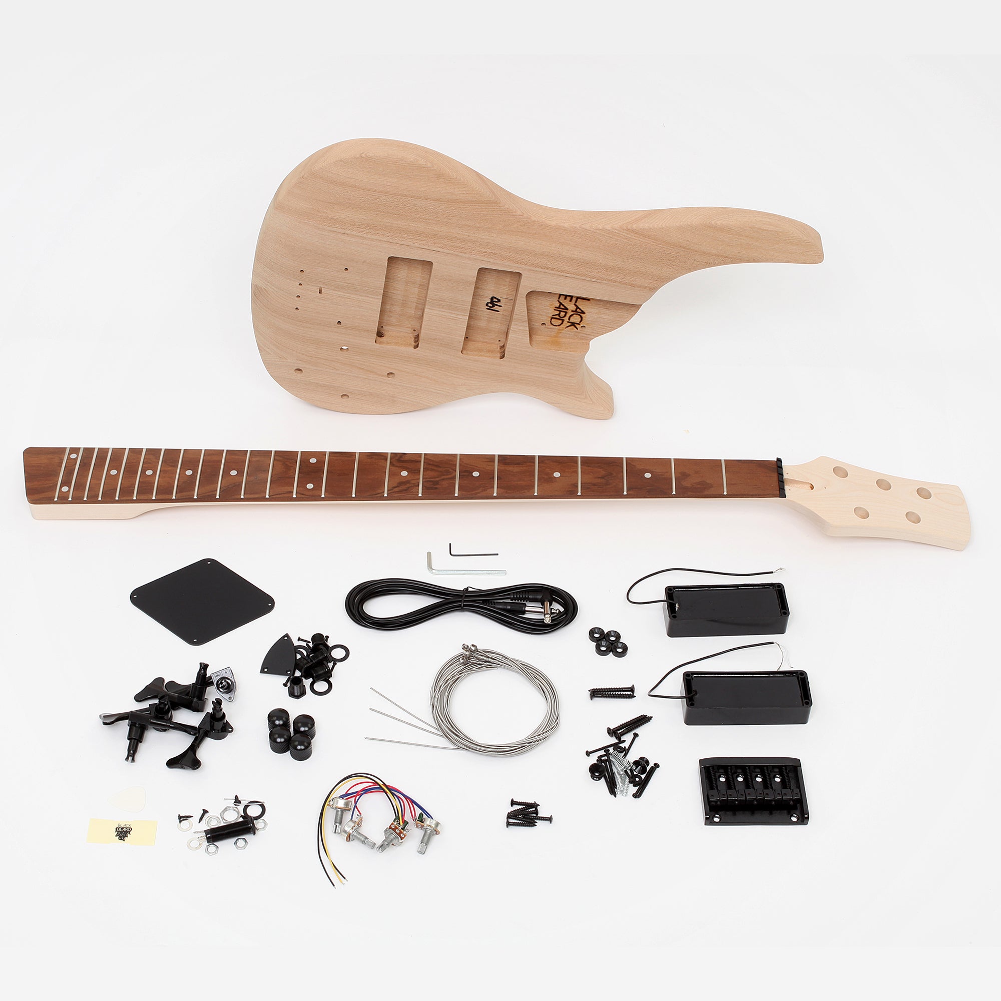 5 String DIY Bass Guitar Kit  Blackbeard's Den – BlackBeard DIY