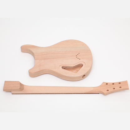 PRS DIY Guitar Kit Body and Neck Back