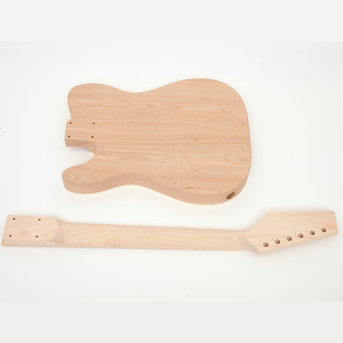 Thinline Tele DIY Guitar Kit Body and Neck Back