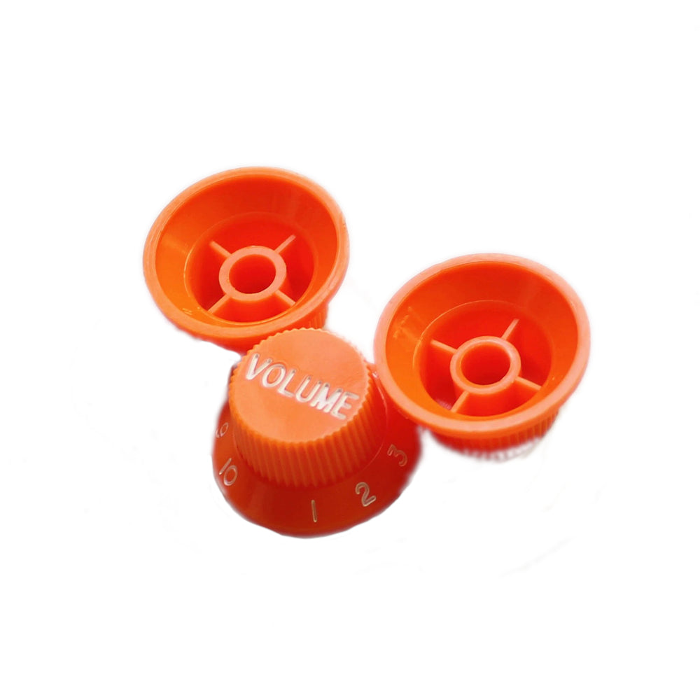 Strat Control Knobs  Orange