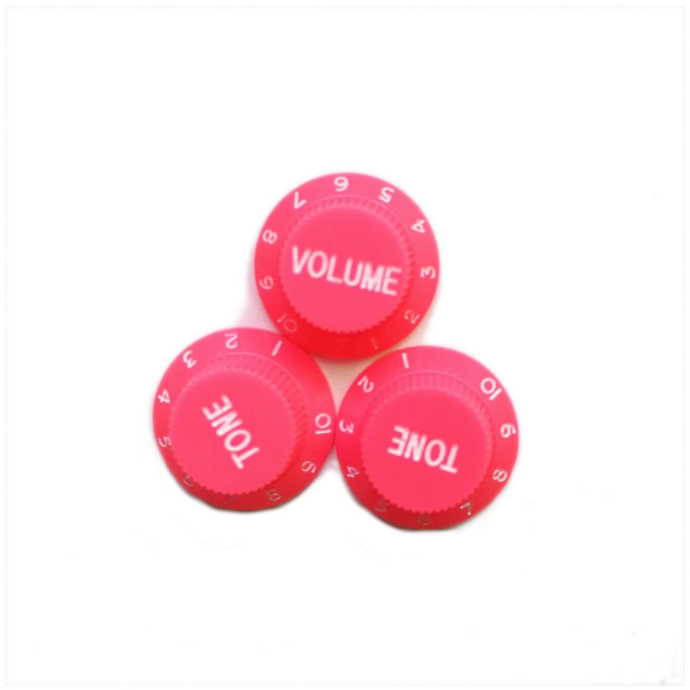 Strat Control Knobs Pink
