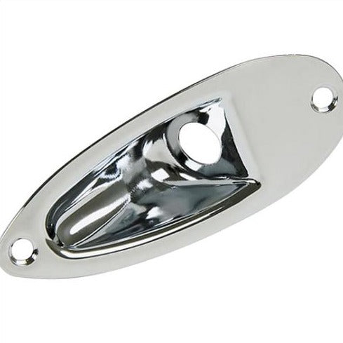 Strat Jack Plate Chrome