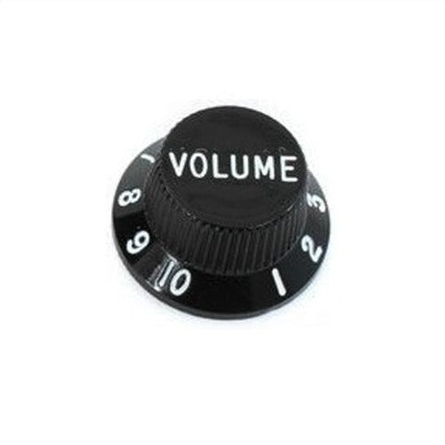 Strat Control Knobs Black Volume