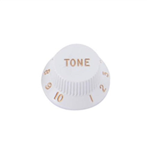 Strat Control Knobs White Tone